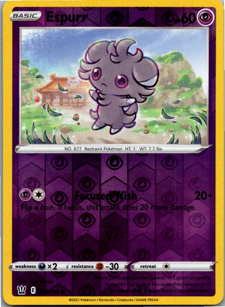 Espurr Psiau 060/163 Kampfstile – Vorderseite