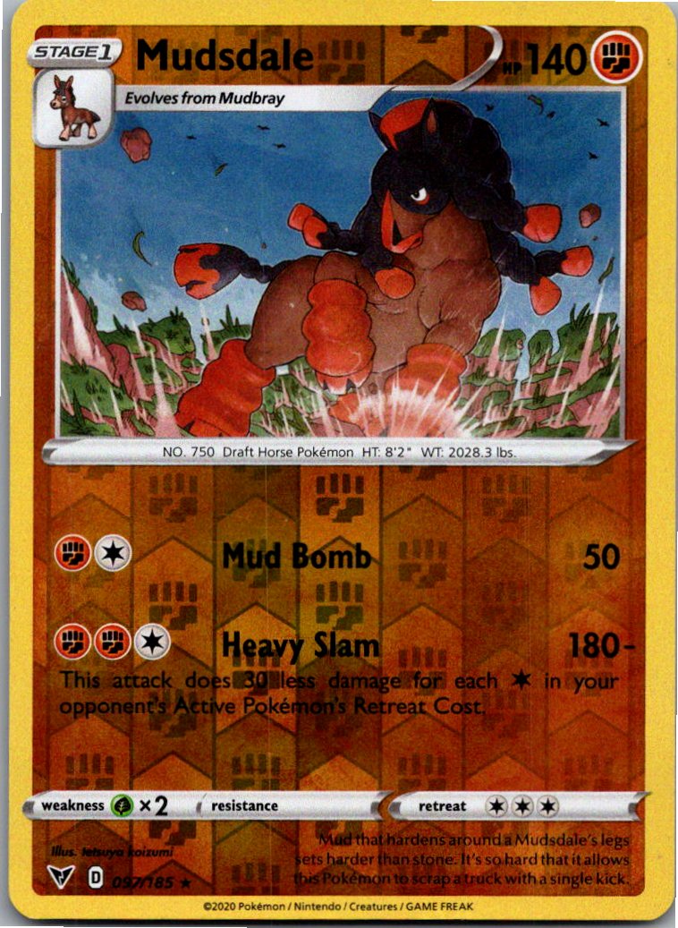 Mudsdale Pampross 097/185 Farbenschock – Vorderseite