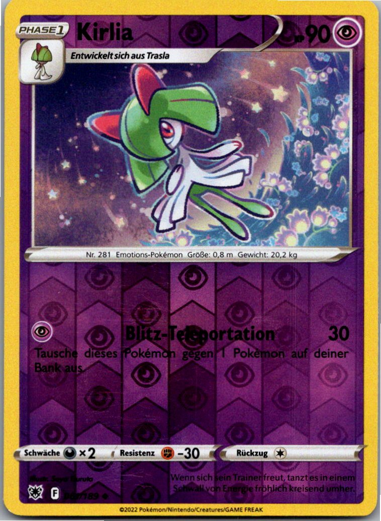 Kirlia 061/189 Astralglanz – Vorderseite