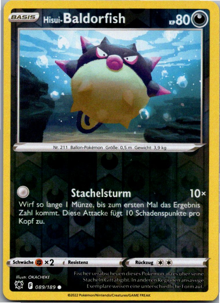 Hisui-Baldorfish 089/189 Astralglanz – Vorderseite