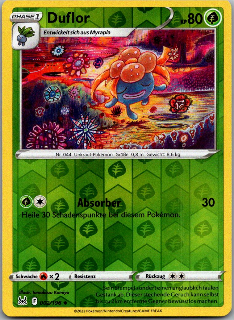 Duflor 002/196 Verlorener Ursprung – Vorderseite
