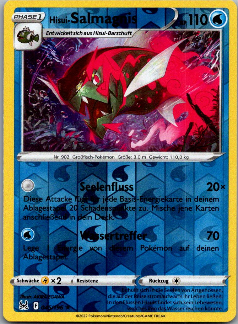 Hisui-Salmagnis 045/196 Verlorener Ursprung – Vorderseite