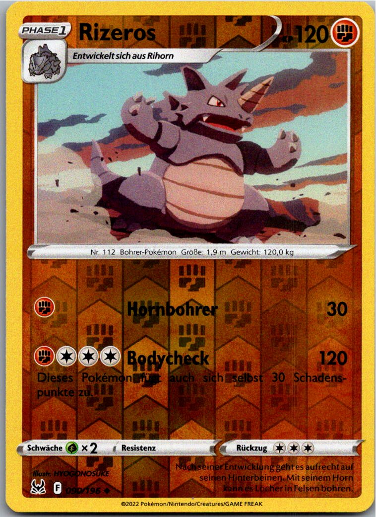 Rizeros 090/196 Verlorener Ursprung – Vorderseite