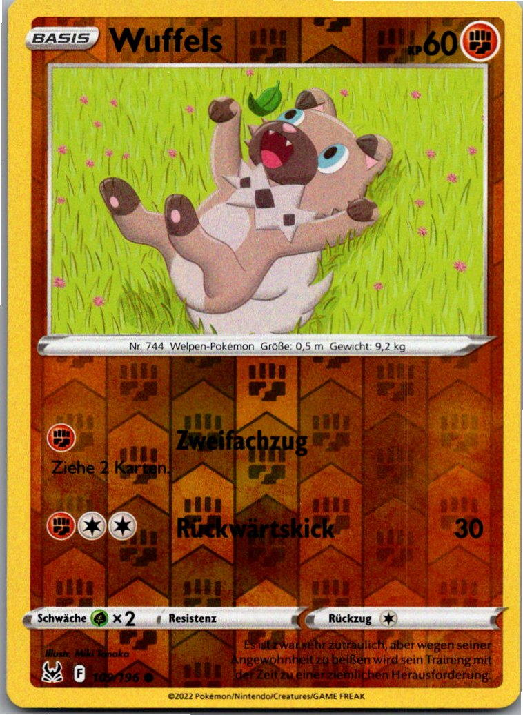 Wuffels 109/196 Verlorener Ursprung – Vorderseite
