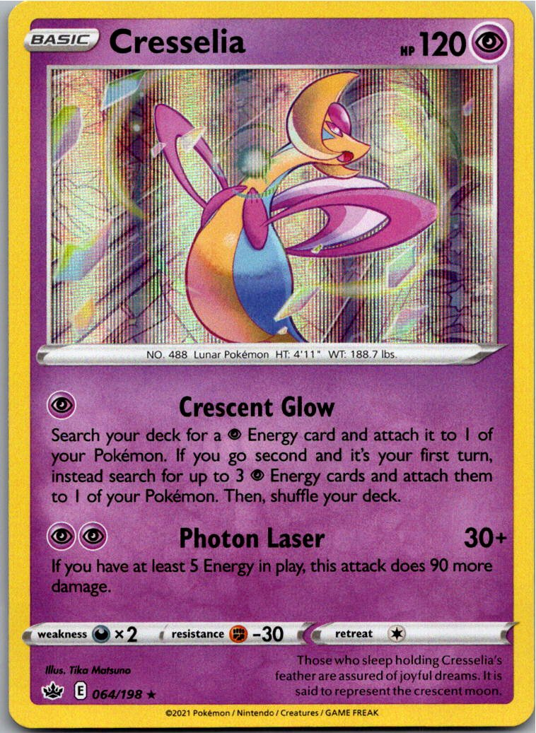 Cresselia 064/198 Schaurige Herrschaft – Vorderseite