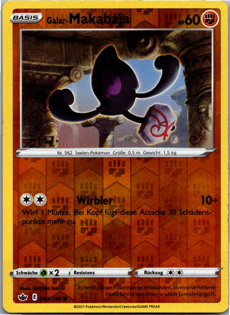 Galar-Makabaja 082/198 Schaurige Herrschaft – Vorderseite