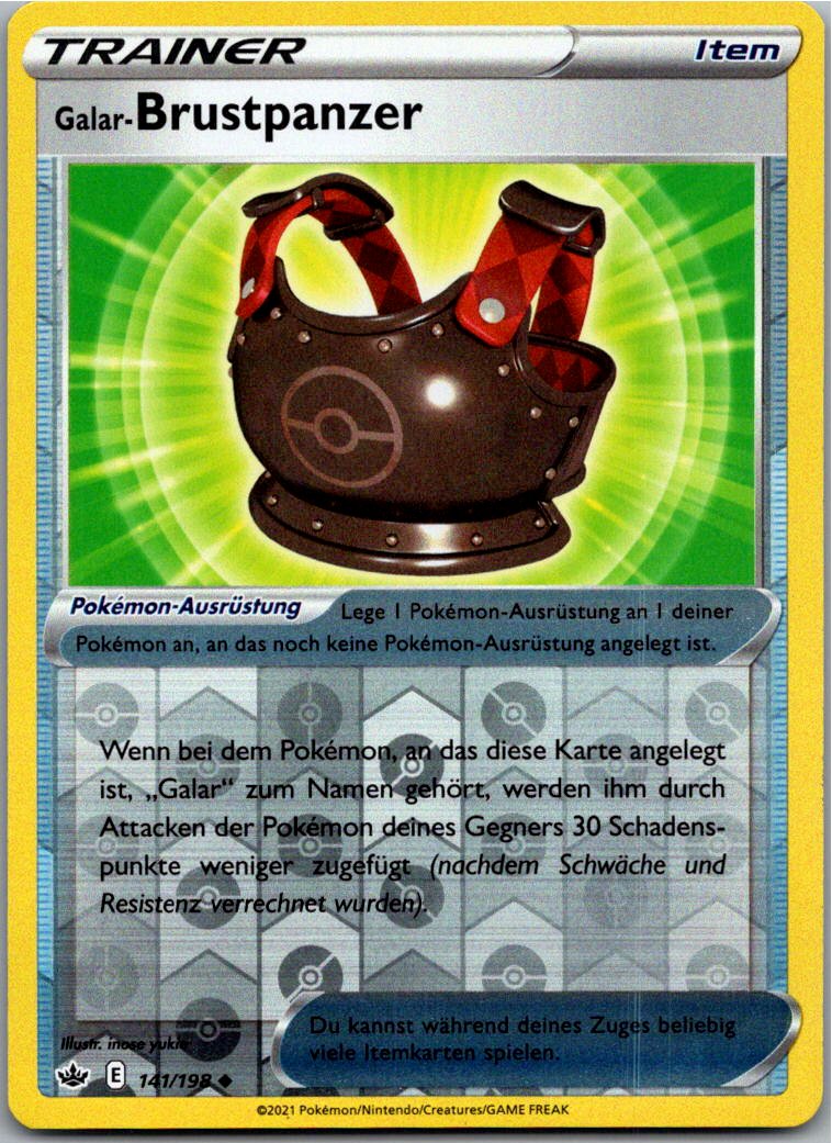 Galar-Brustpanzer 141/198 Schaurige Herrschaft – Vorderseite
