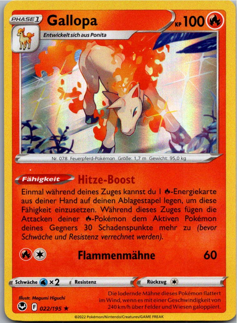 Gallopa 022/195 Silberne Sturmwinde – Vorderseite