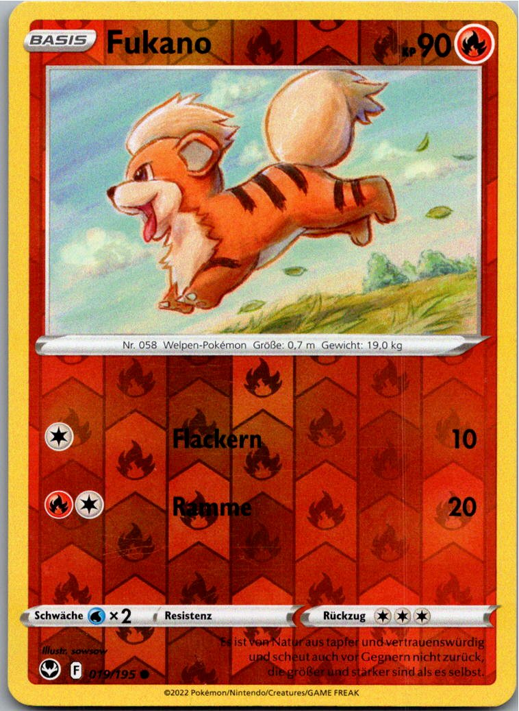 Fukano 019/195 Silberne Sturmwinde – Vorderseite