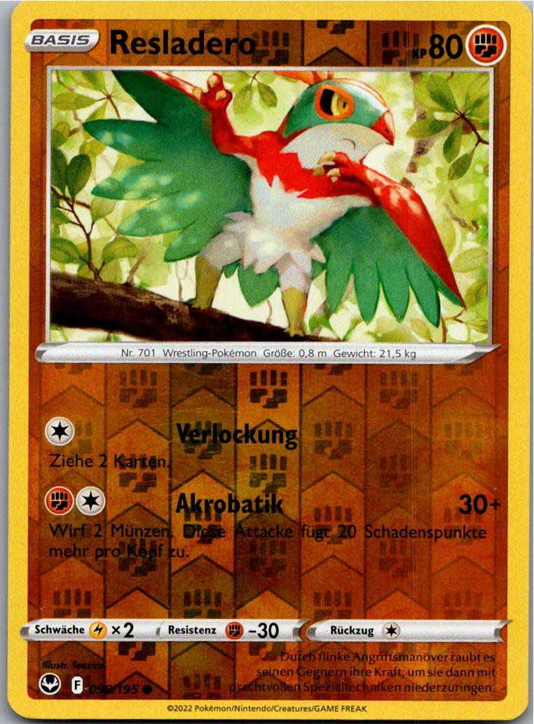 Resladero 098/195 Silberne Sturmwinde – Vorderseite
