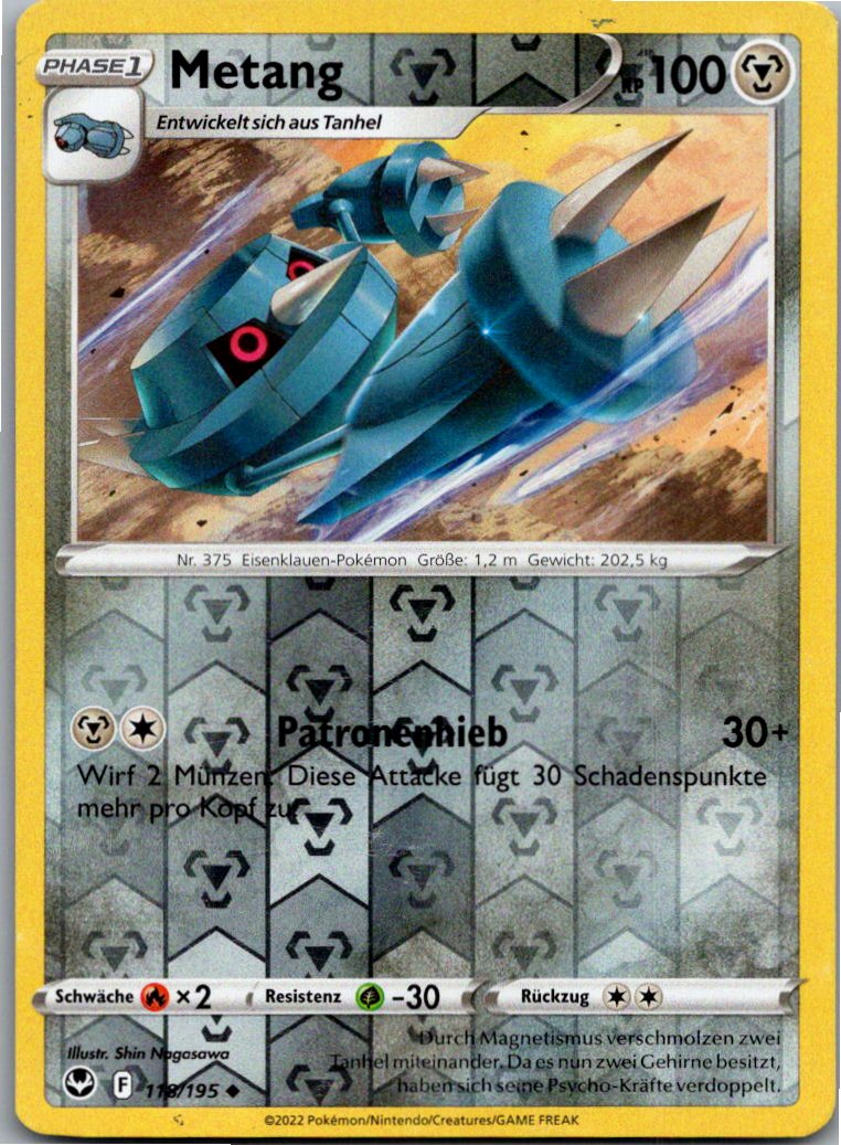 Metang 118/195 Silberne Sturmwinde – Vorderseite