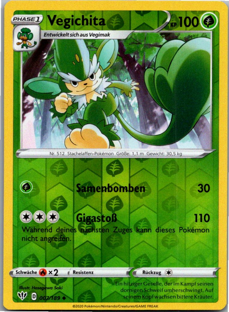 Vegichita 007/189 Flammende Finsternis – Vorderseite
