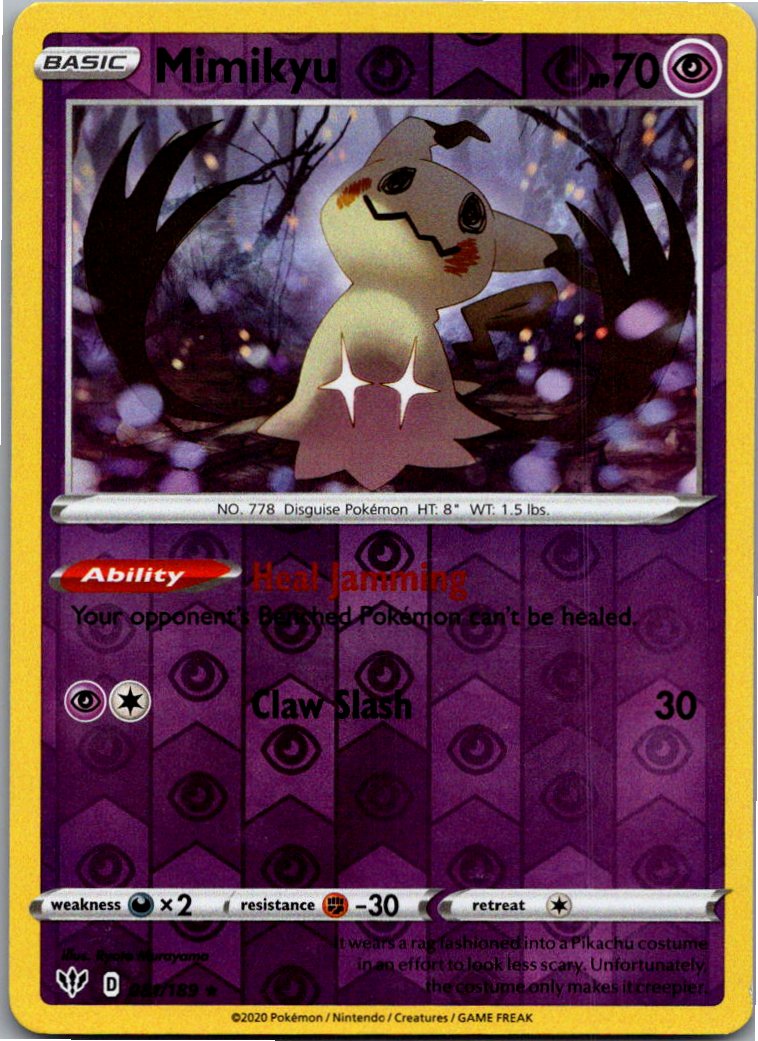 Mimikyu Mimigma 081/189 Flammende Finsternis – Vorderseite