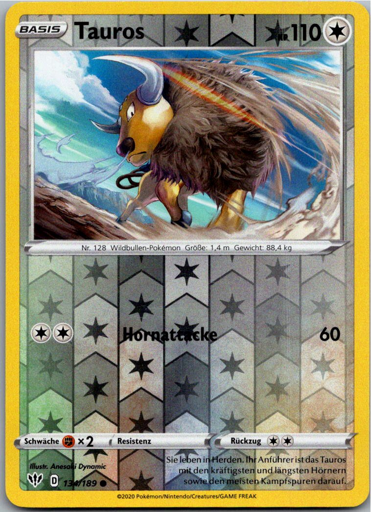 Tauros 134/189 Flammende Finsternis – Vorderseite