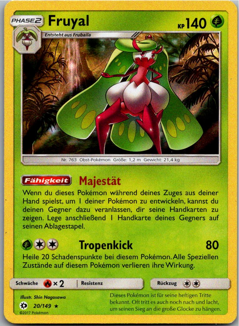 Fruyal 20/149 Sonne & Mond – Vorderseite