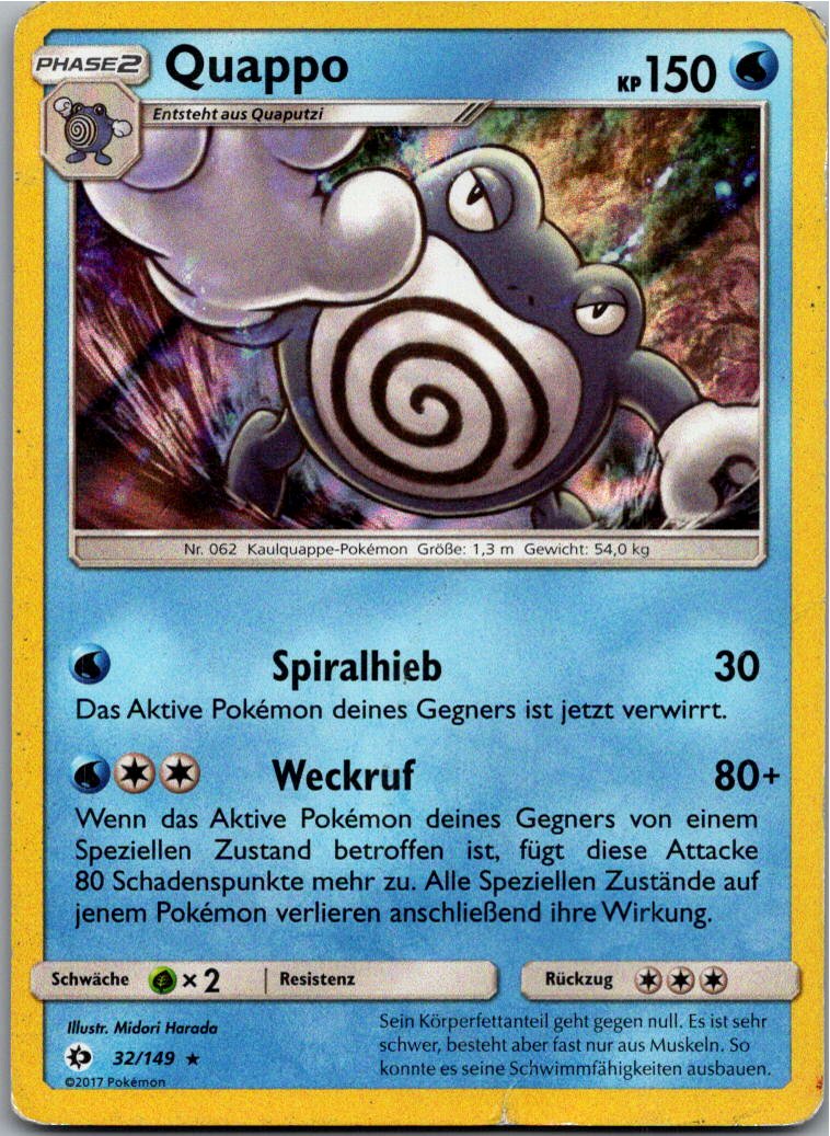 Quappo 32/149 Sonne & Mond – Vorderseite