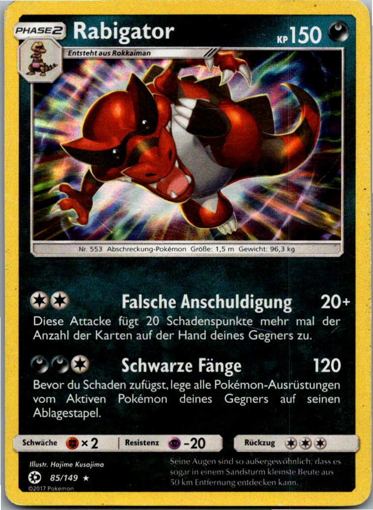 Rabigator 85/149 Sonne & Mond – Vorderseite