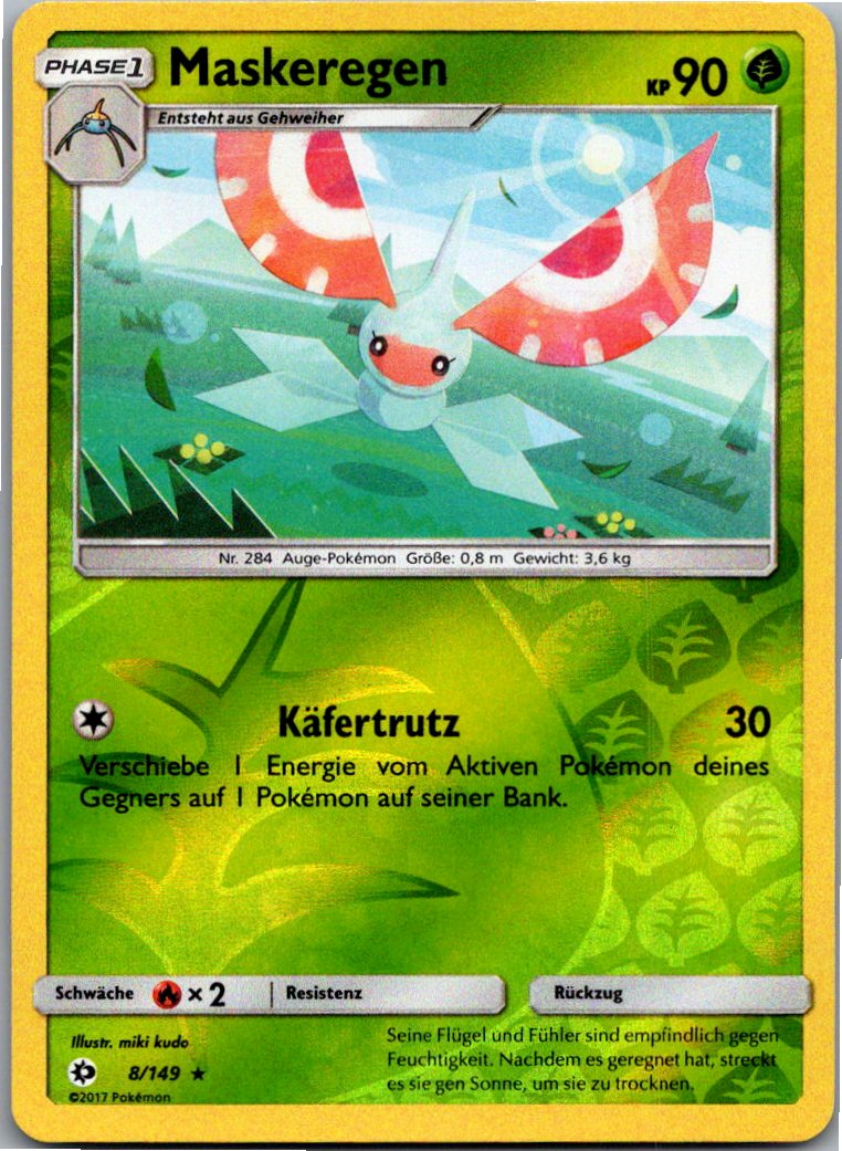 Maskeregen 8/149 Sonne & Mond – Vorderseite