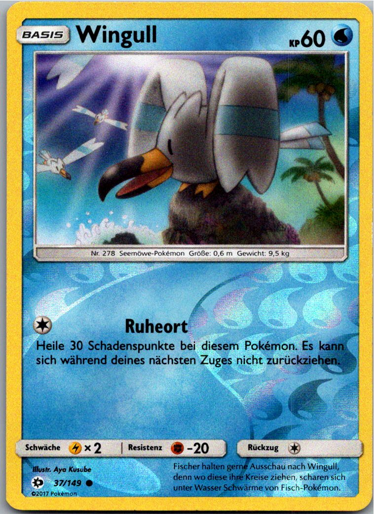 Wingull 37/149 Sonne & Mond – Vorderseite