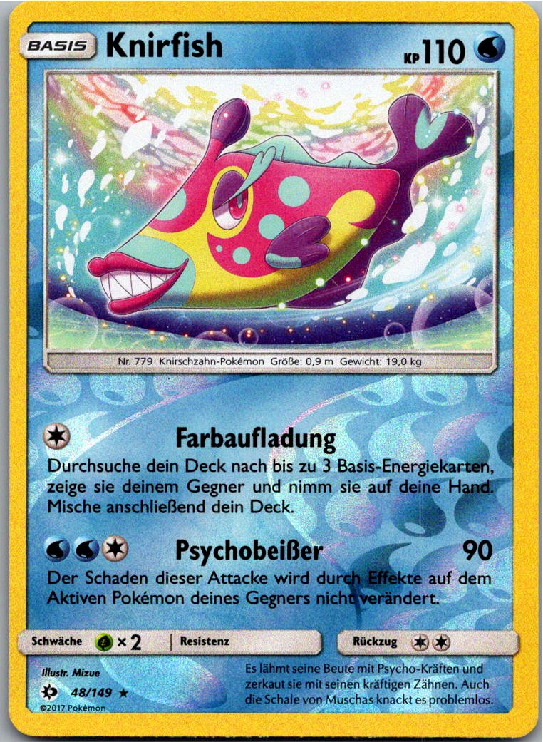 Knirfish 48/149 Sonne & Mond – Vorderseite