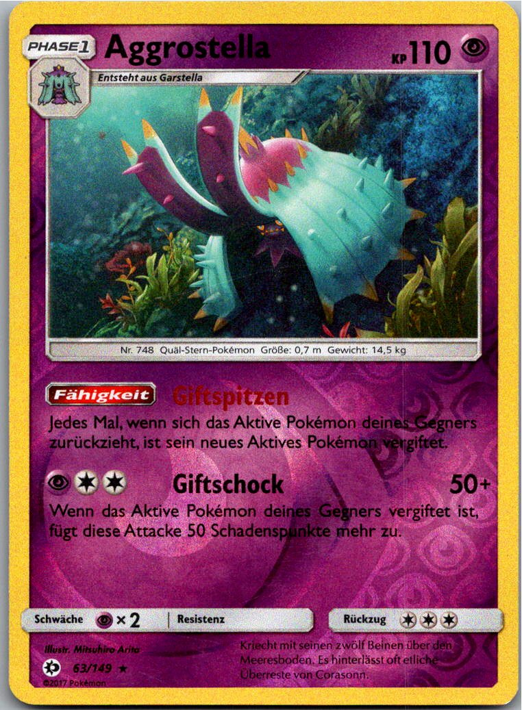 Aggrostella 63/149 Sonne & Mond – Vorderseite