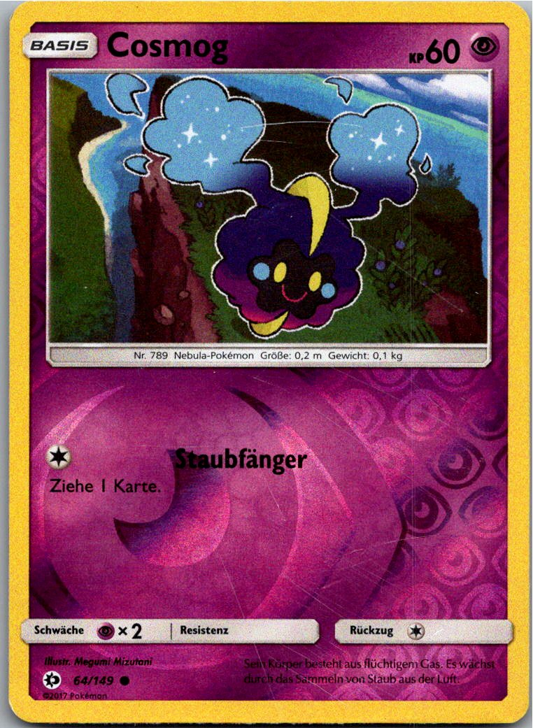 Cosmog 64/149 Sonne & Mond – Vorderseite