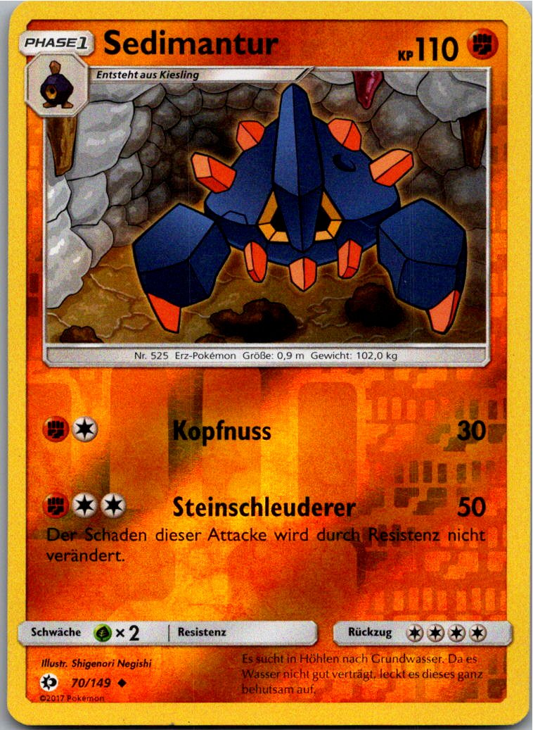 Sedimantur 70/149 Sonne & Mond – Vorderseite