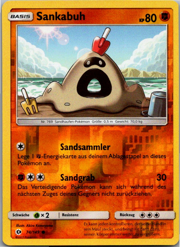 Sankabuh 74/149 Sonne & Mond – Vorderseite