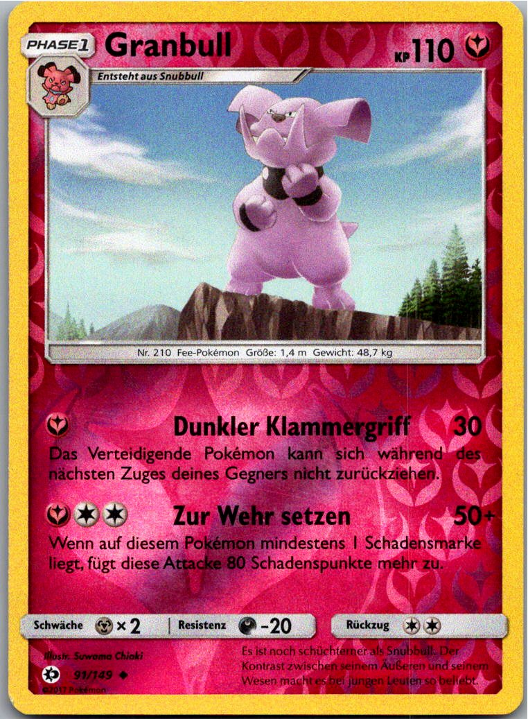 Granbull 91/149 Sonne & Mond – Vorderseite