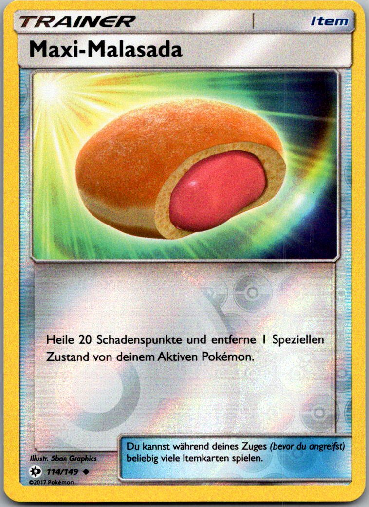 Maxi-Malasada 114/149 Sonne & Mond – Vorderseite