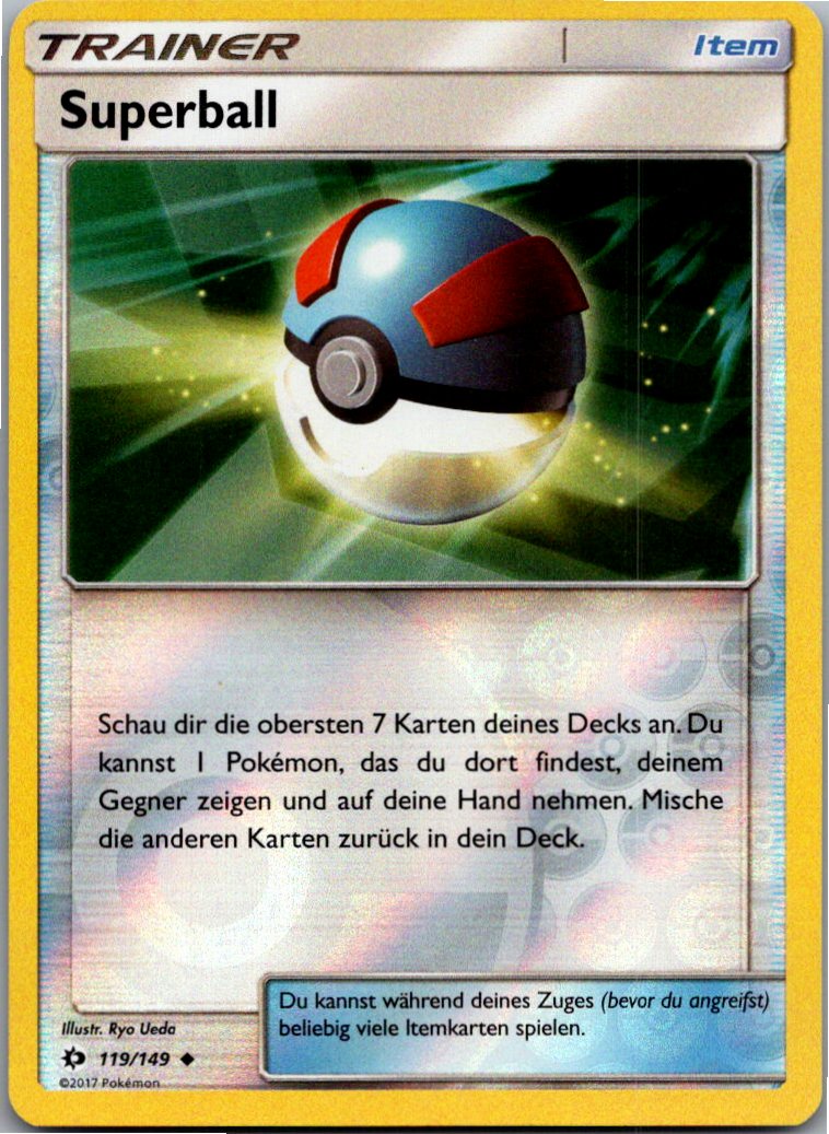 Superball 119/149 Sonne & Mond – Vorderseite