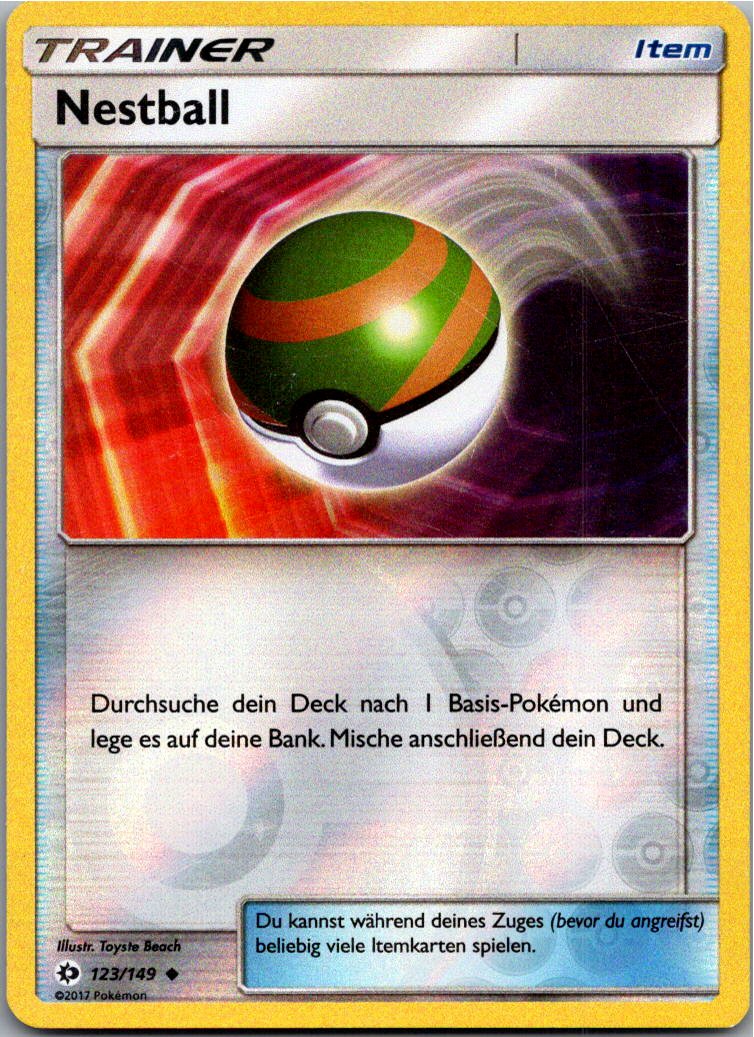 Nestball 123/149 Sonne & Mond – Vorderseite