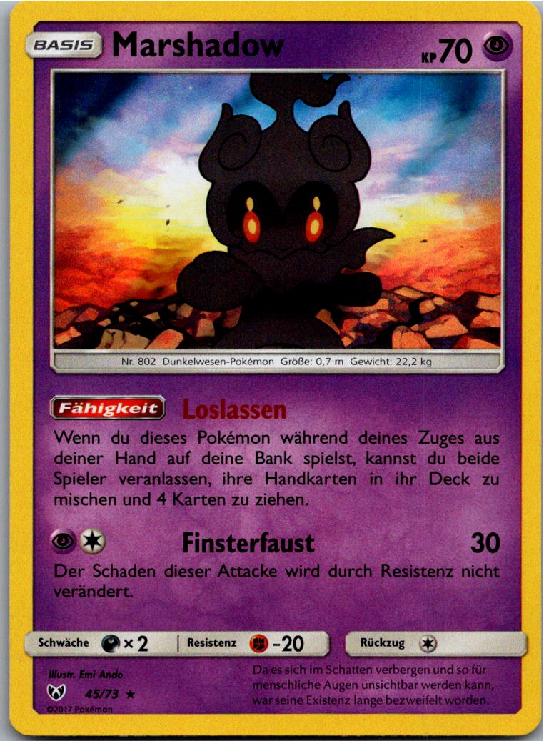 Marshadow 45/73 Schimmernde Legenden – Vorderseite