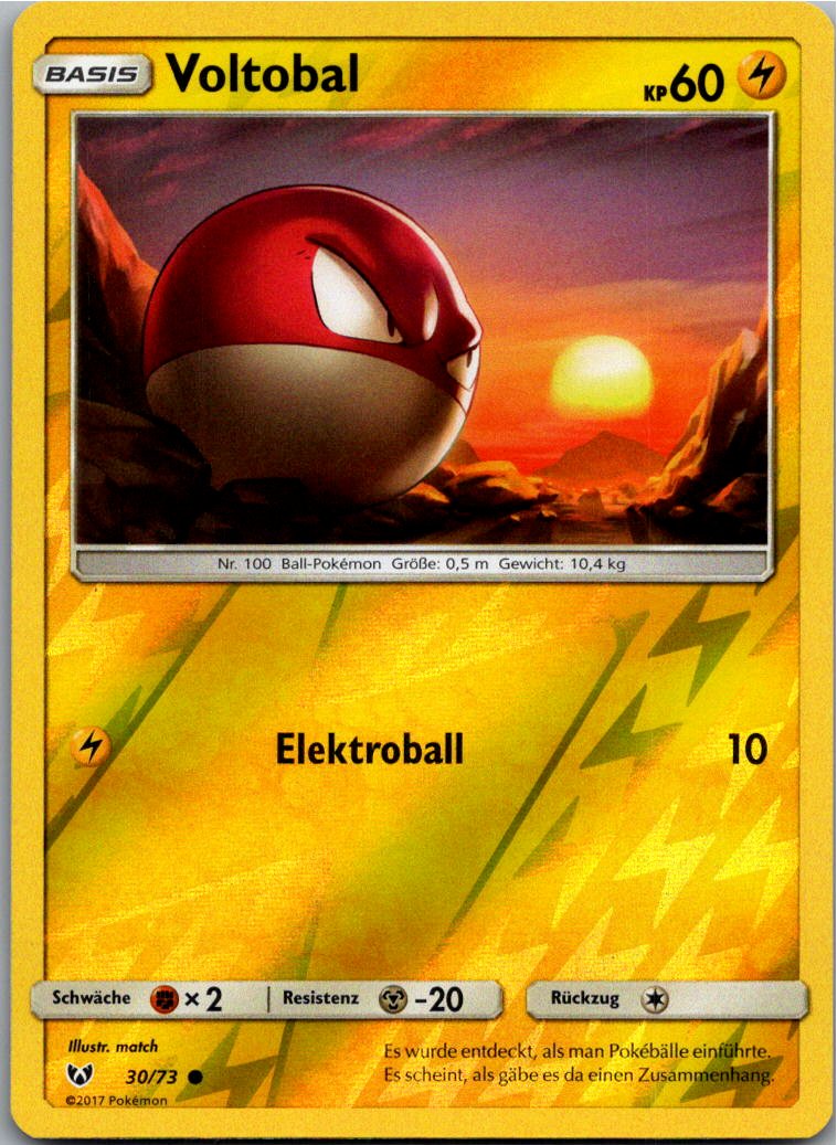 Voltobal 30/73 Schimmernde Legenden – Vorderseite