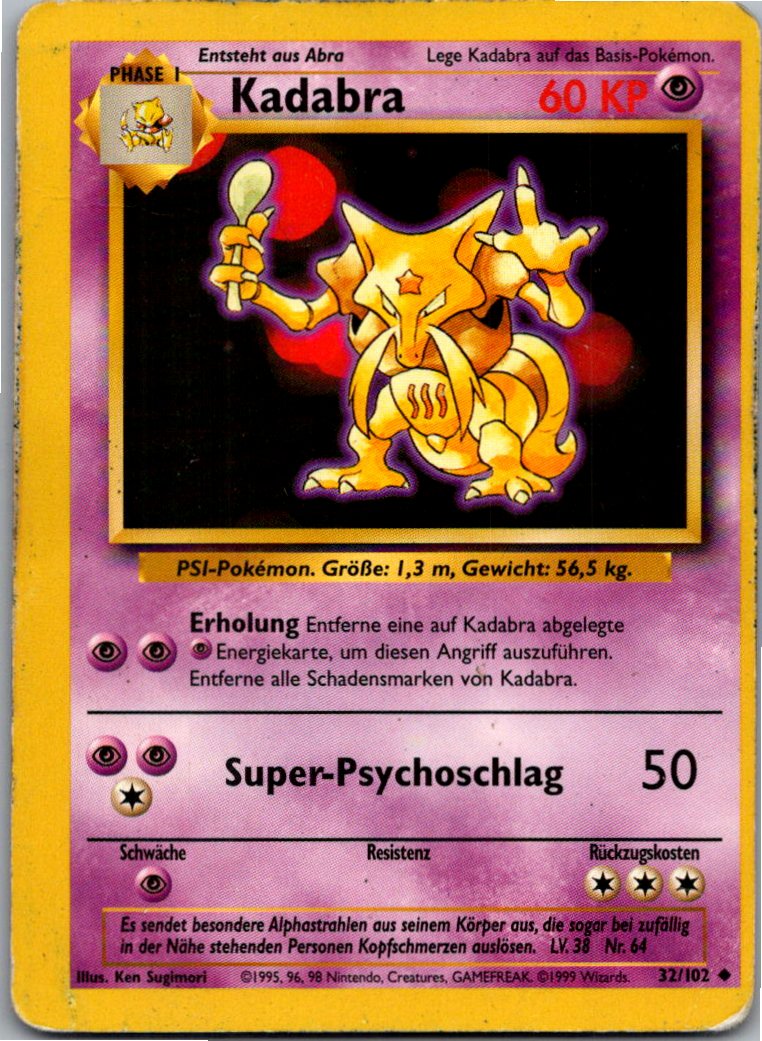 Kadabra 32/102 Grundset – Vorderseite