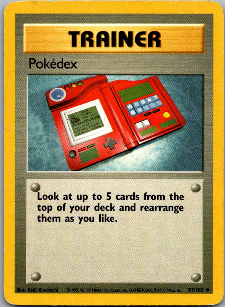 Pokédex 87/102 Grundset – Vorderseite