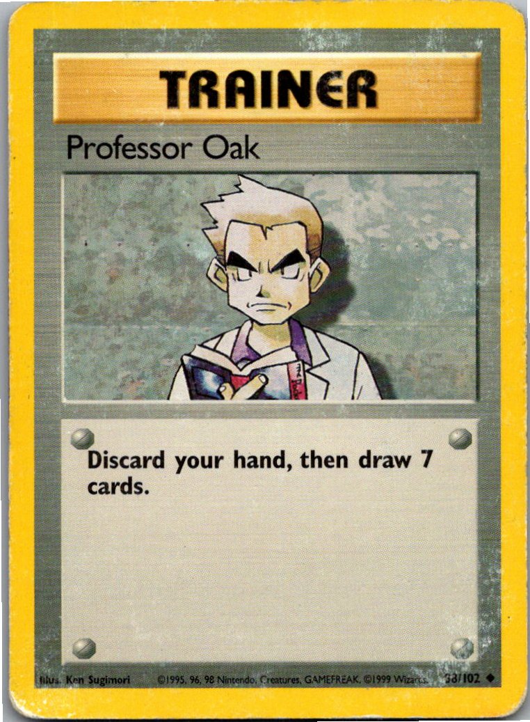 Professor Oak Professor Eich 88/102 Grundset – Vorderseite