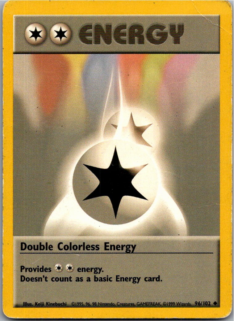 Double Colorless Energy 96/102 Grundset – Vorderseite