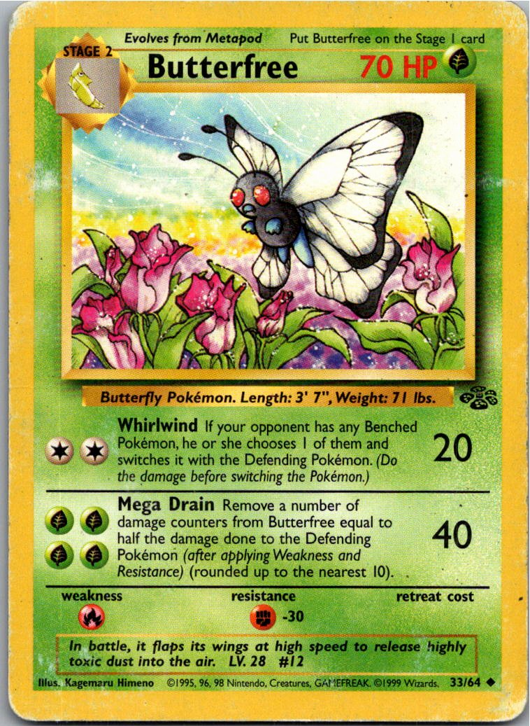 Butterfree Smettbo 33/64 Dschungel – Vorderseite