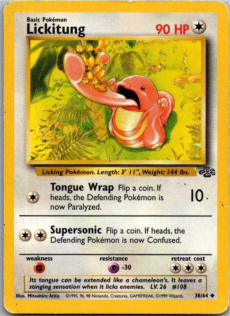 Lickitung Schlurp 38/64 Dschungel – Vorderseite