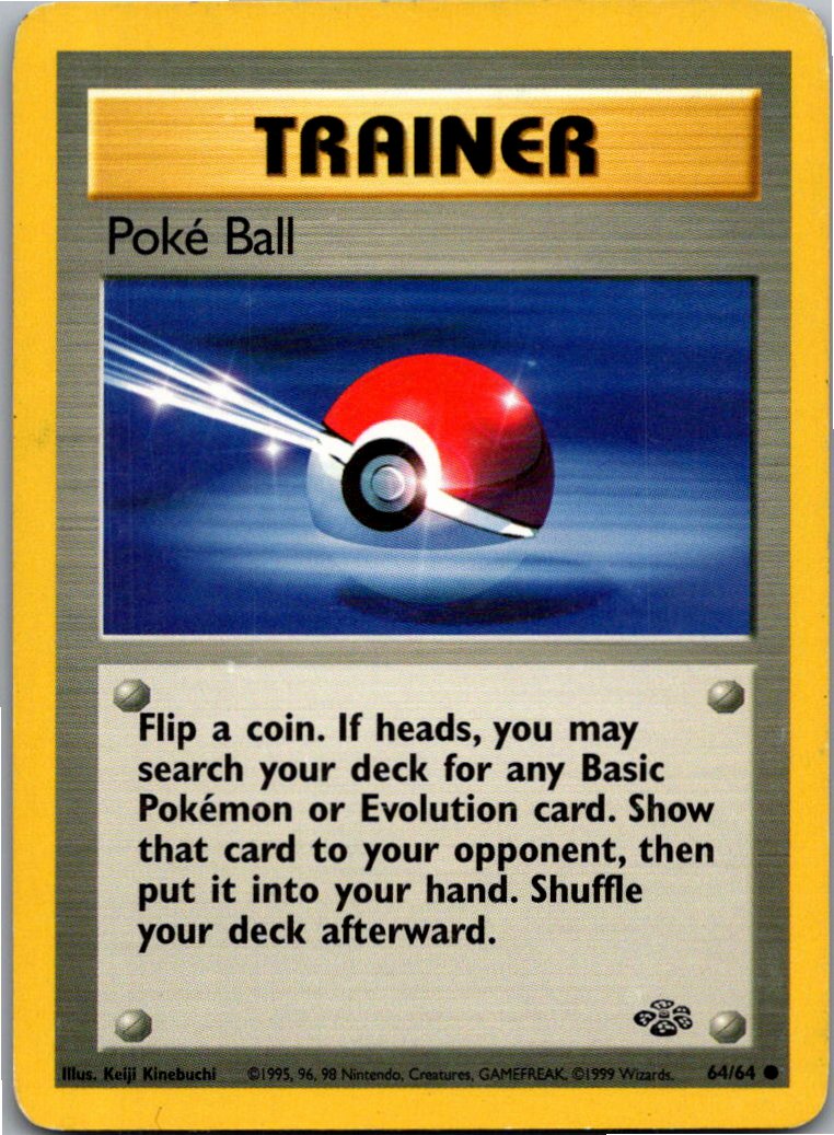 Poké Ball 64/64 Dschungel – Vorderseite