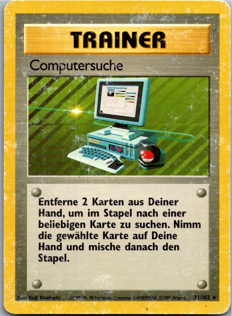Computersuche 71/102 Grundset – Vorderseite