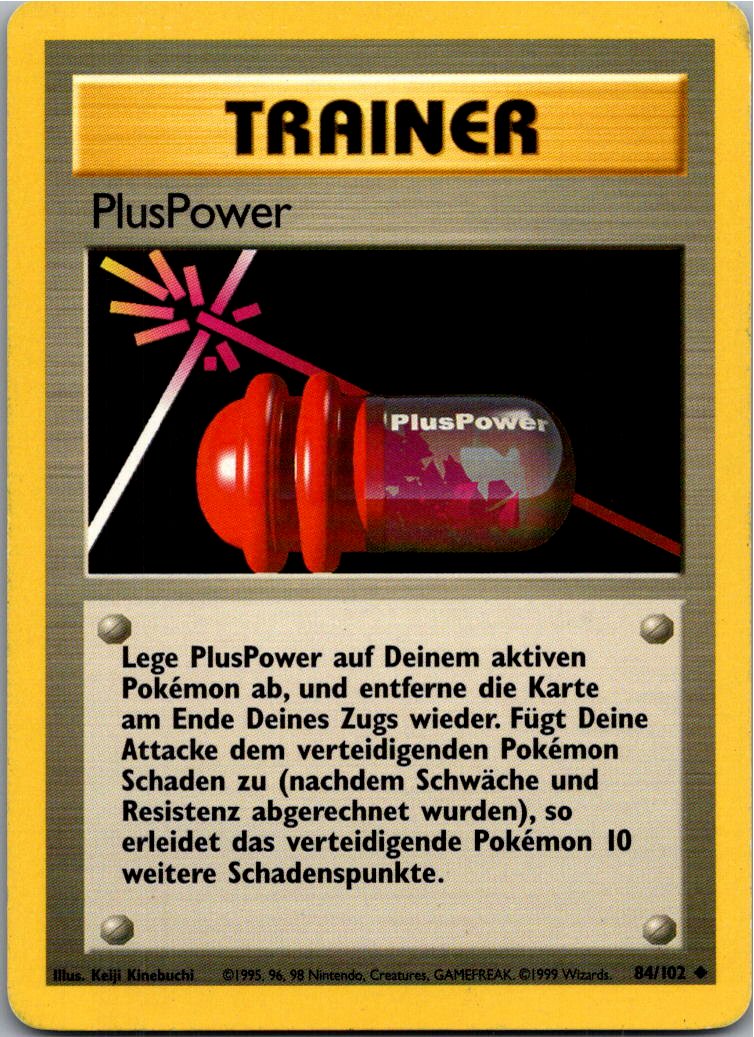 PlusPower 84/102 Grundset – Vorderseite