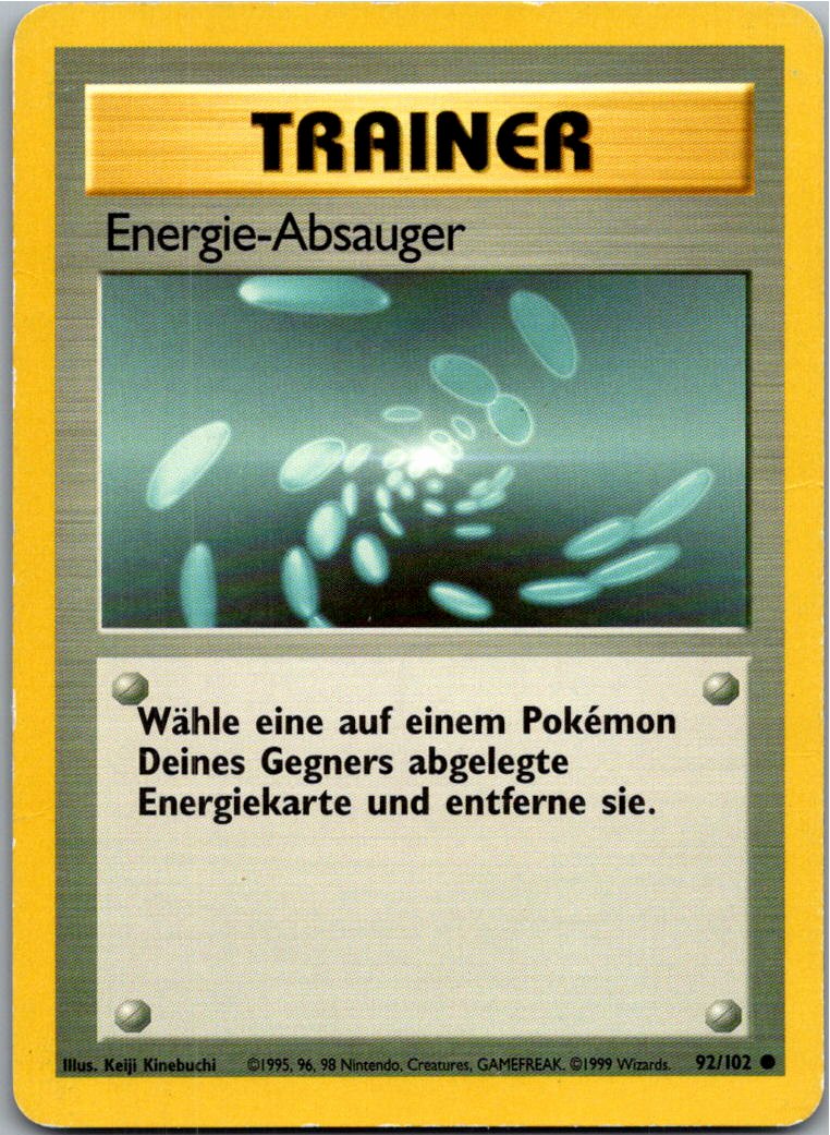 Energie-Absauger 92/102 Grundset – Vorderseite