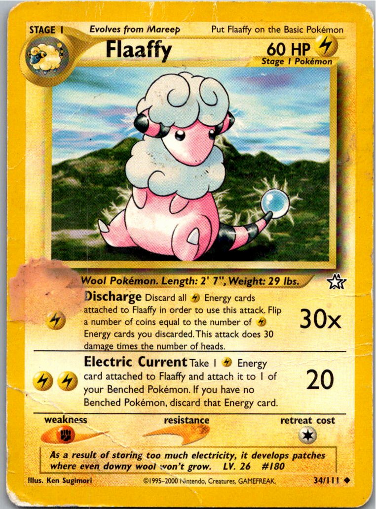 Flaaffy Waaty 34/111 Neo Genesis – Vorderseite
