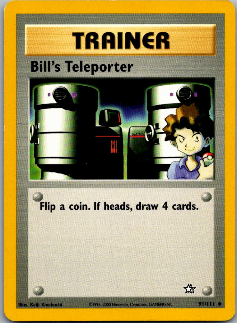 Bill's Teleporter 91/111 Neo Genesis – Vorderseite