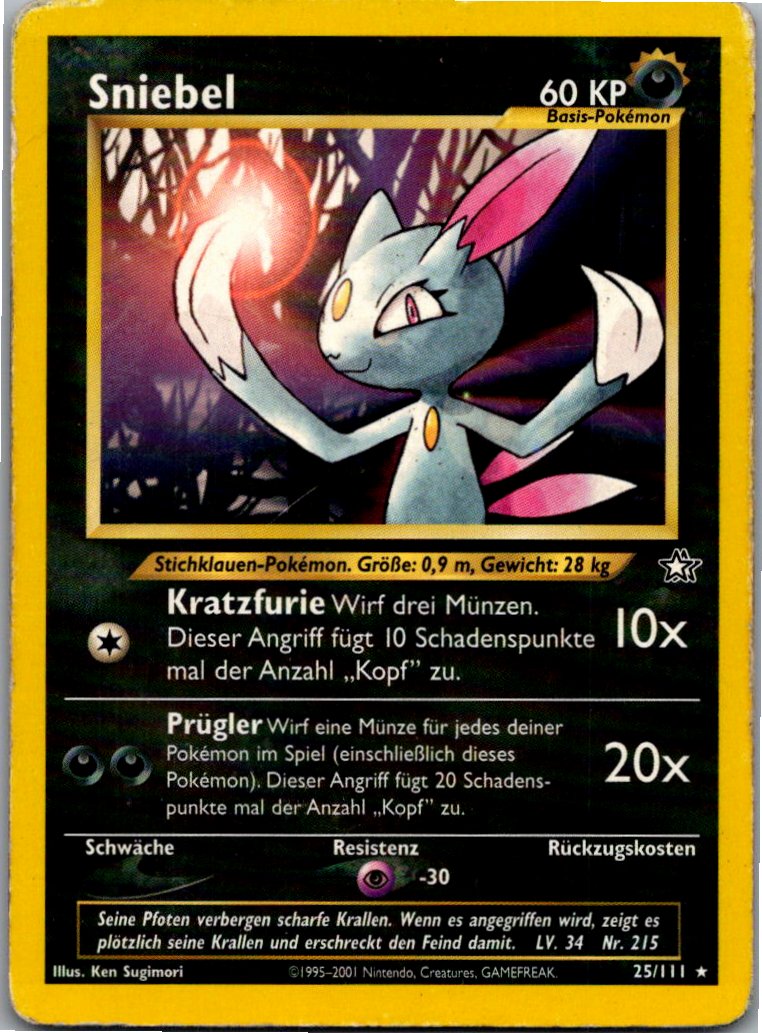 Sniebel 25/111 Neo Genesis – Vorderseite