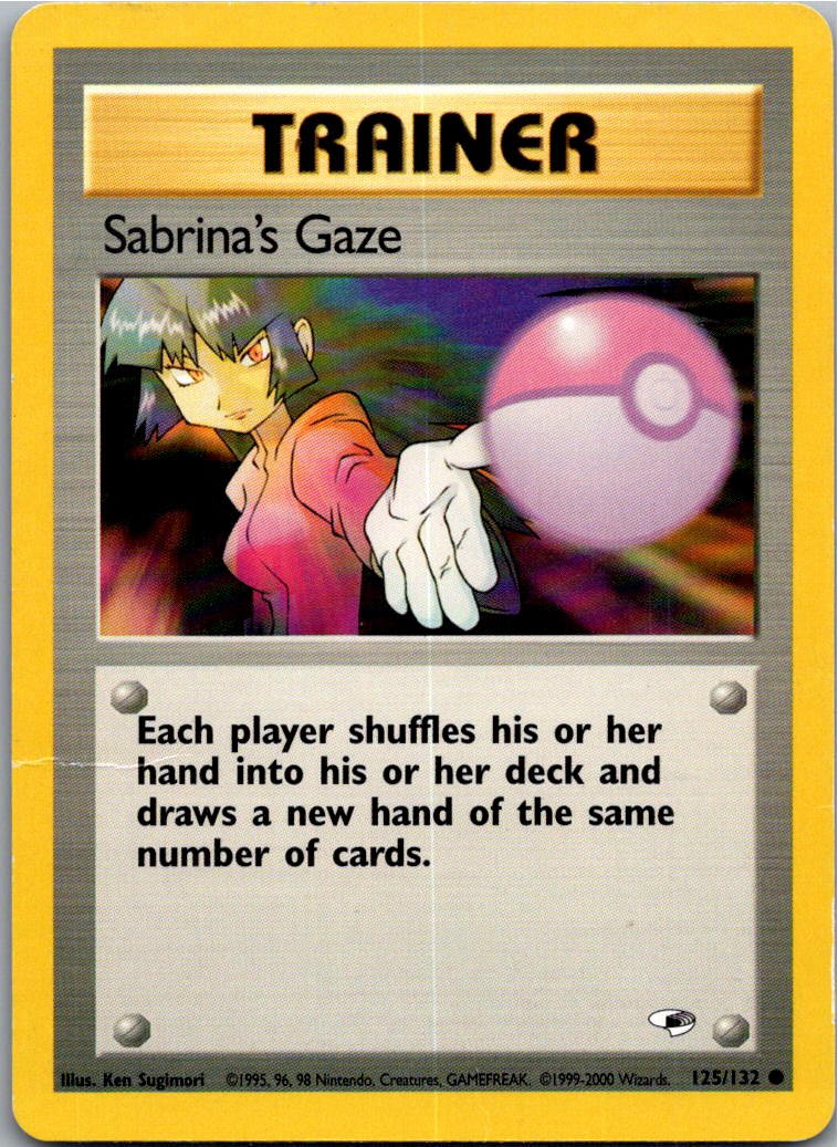Sabrina's Gaze 125/132 Gym Heroes – Vorderseite