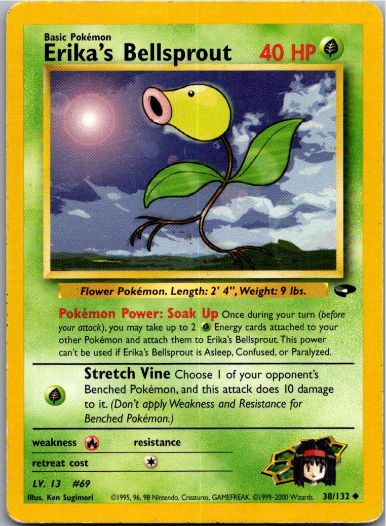 Erika's Bellsprout 38/132 Gym Challenge – Vorderseite