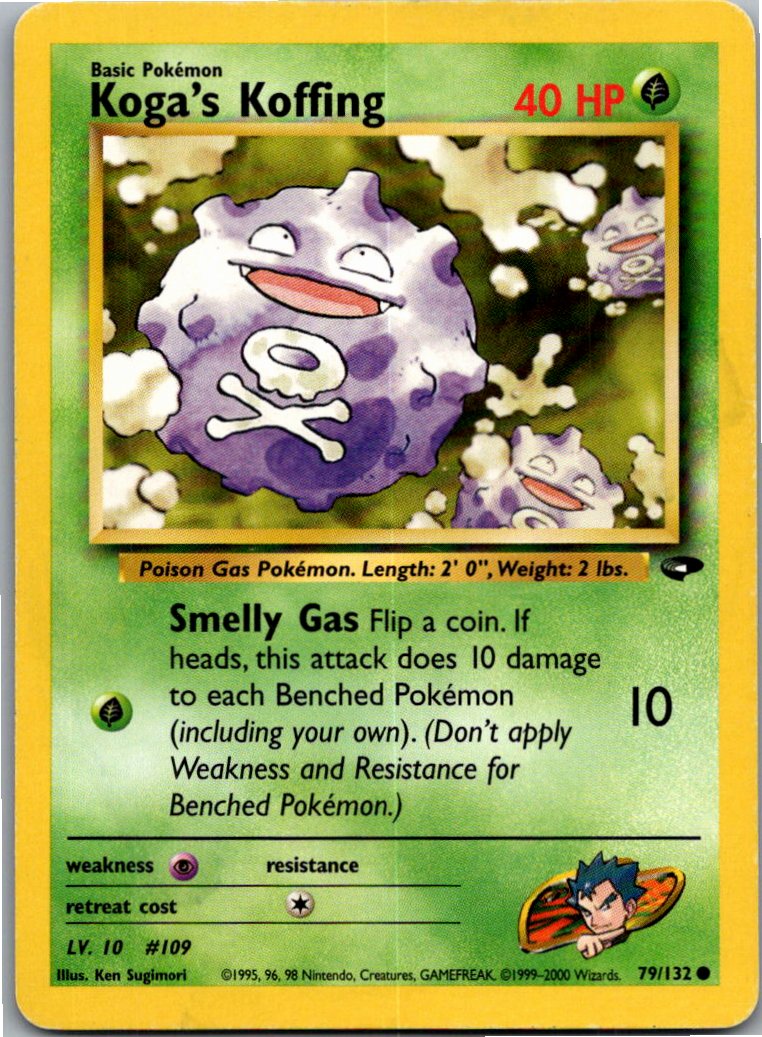 Koga's Koffing 79/132 Gym Challenge – Vorderseite